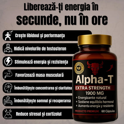 Alpha-T 60 CAPS – Redobândește-ți potența și energia naturală