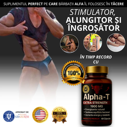 Alpha-T 60 CAPS – Redobândește-ți potența și energia naturală